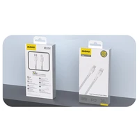 Dudao L9X 30W USB-C - Lightning kabelis 1m - baltas