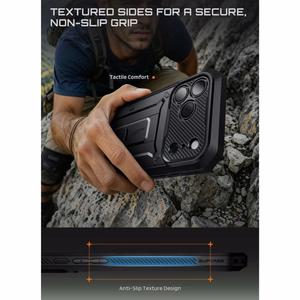 Supcase Unicorn Beetle Pro dėklas iPhone 18 Pro Max / 17 Pro Max – juodas