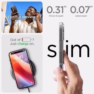 Spigen Ultra Hybrid Magnetinis dėklas su MagSafe iPhone 16 Plus - juodas