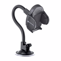 FORCELL F-GRIP Oval 27 cm automobilio laikiklis priekinio stiklo / prietaisų skydelio / oro angai juodas