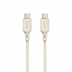 Dudao L7SCC USB-C - USB-C kabelis 100W 2m - smėlio spalvos