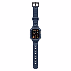 Spigen Rugged Armor Pro dėklas Apple Watch Ultra 1 / 2 (49mm) - jūrinė mėlyna