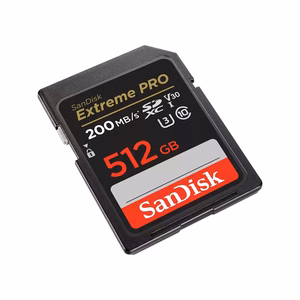 SanDisk Extreme PRO 512 GB SDXC Class 10 atminties kortelė