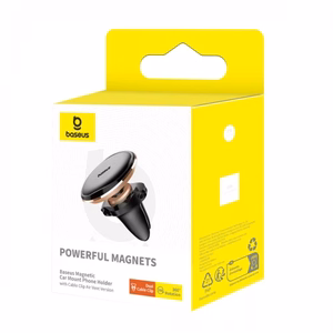 Automobilinis laikiklis Baseus SUGX-A0V juodas (magnetinis / oro grotelės)