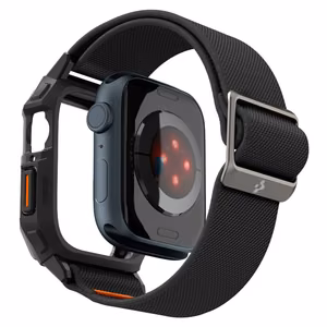 Spigen Lite Fit Pro dėklas laikrodžiui Apple Watch 4/5/6/7/8/9/SE (44/45 mm) - matinis juodas