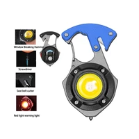 Mini flashlight LED keychain W5143 Type C with 2 screwdriver bits blue