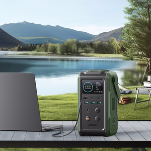 Išorinė baterija Joyroom JR-PBF10 75000mAh 100W 3x USB-C 3x USB-A su sulankstoma žibintuvėliu ir rankena (žalia)
