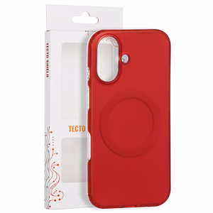 Tecto Shield Mistiq Mag dėklas, skirtas iPhone 16 6,1", raudonas