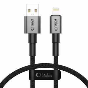 Кабель Tech-Protect Ultraboost DNA USB-A Lightning 12W 2.4A 25 см - серый