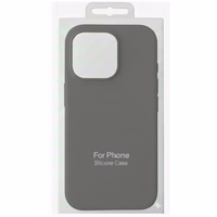 Dėklas "TM MagSafe Silicone" iPhone 16 Pro Max / Akmens pilkas /