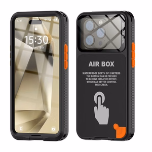 Atsparus vandeniui dėklas SHELLBOX AIRBOX 6.1 universalus juodas