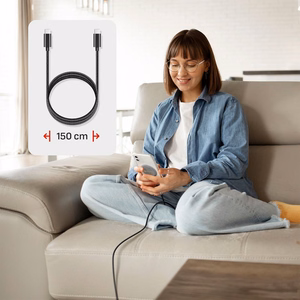 FORCELL F-ENERGY Smart Charge Qi2 15W belaidis įkroviklis su 150cm nuimamu kabeliu suderinamas su MagSafe sidabrinis