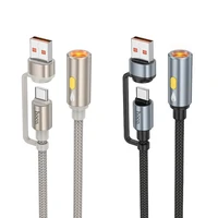 Kabelis USB A / USB C į cigarečių žiebtuvėlį Hoco 0,3 m UA38B juodas