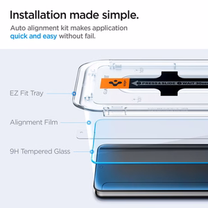 Spigen Glas.tR EZ Fit tempered glass for Samsung Galaxy S24 - 2 pcs.