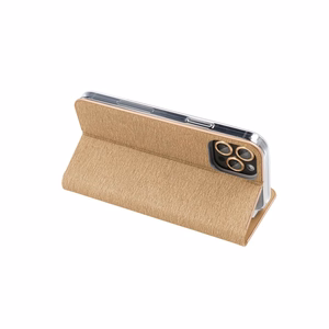 LUNA Book Gold dėklas, skirtas Xiaomi Redmi Note 15 Pro Plus 5G, auksinis