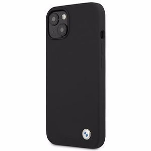 BMW Silicone Signature dėklas telefonui iPhone 13 mini - juodas