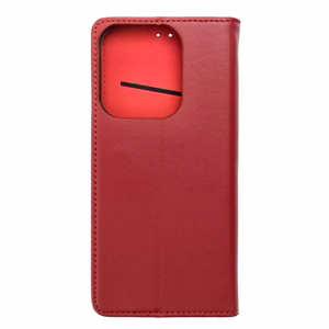 SMART PRO Book odinis dėklas telefonui XIAOMI Redmi 15C (173,16 x 81,07 x 8,2) - raudonasis