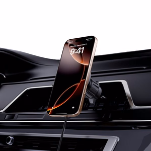 "Tech-Protect" MM15W-V7 QI2 automobilinis laikiklis su indukciniu įkrovikliu - juodas
