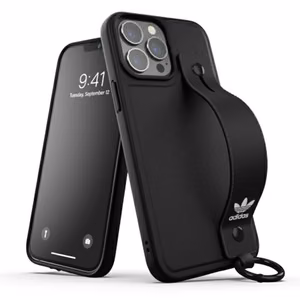 Adidas OR dėklas su rankenos dirželiu iPhone 13 Pro Max 6.7" juodas/juodas 47139
