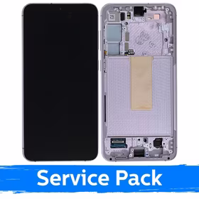 LCD ekranas suderinamas su Samsung S916 S23 Plus su rėmeliu / Levanda / (Service Pack)