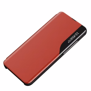 Eco Leather View Case elegant case with flip cover and stand function Xiaomi Redmi Note 11 Pro+ 5G (China) / 11 Pro 5G (China) / Mi11i HyperCharge / Poco X4 NFC 5G red