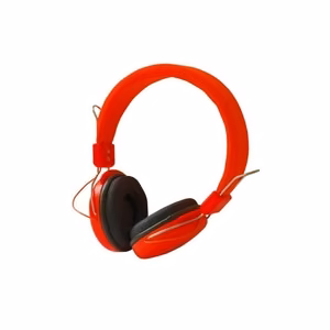 ART laidinės ausinės AP-60A su mikrofonu oranžinės