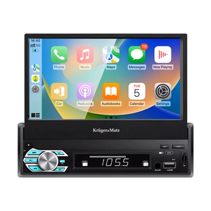 Automobilinis radijas Kruger&Matz KM2018 su ištraukiamu 7 colių ekranu, CarPlay/Android Auto