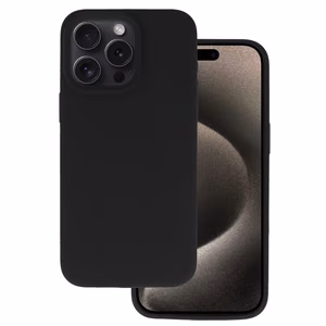 Silicone Lite dėklas telefonui Xiaomi Redmi Note 14 5G juodas