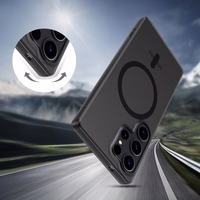 Tech-Protect MagSlim Magnetinis dėklas telefonui Samsung Galaxy S25 Ultra - Juodas