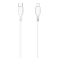 JELLICO laidas KDS-30 USB-C - Lightning PD 20W 1M Baltas