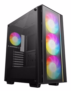 DeepCool MATREXX55 V4 C Midi Tower juodas kompiuterio korpusas