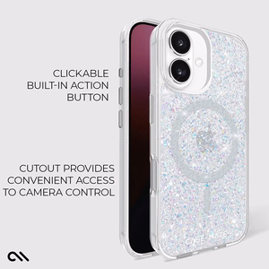 Case-Mate Twinkle MagSafe dėklas, skirtas iPhone 16, „Disco“ rašto
