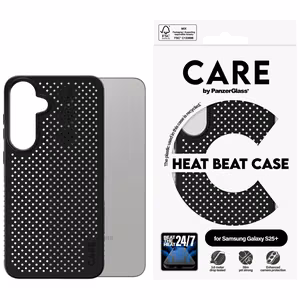 CARE by PanzerGlass Funkcinis Heat Beat dėklas telefonui Samsung Galaxy S25+ - Juodas