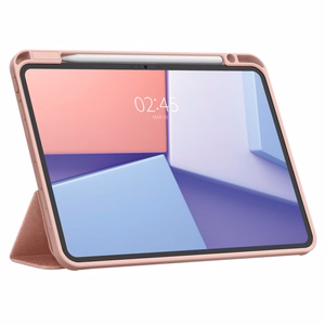 Spigen Urban Fit dėklas iPad Pro 11 colių 5 / 6 / 2024-2025 rožinis