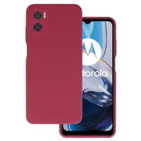 Silikoninis Lite dėklas Motorola Moto E22/E22i (m) - bordo (m)