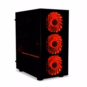 iBox PASSION V4 Mini Tower juodas kompiuterio korpusas