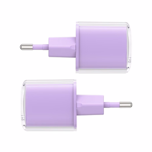 Acefast A53 PD 30W GaN USB-C įkroviklis su ekranu - violetinis