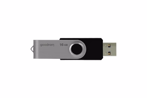 Goodram UTS2 USB atmintukas 16 GB USB A tipo 2.0 Juoda, Sidabras