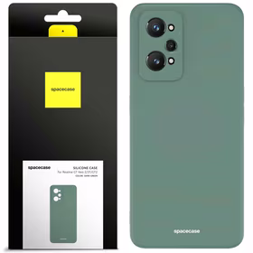 Spacecase silikoninis dėklas Realme GT Neo 2/3T/GT2 tamsiai žalias