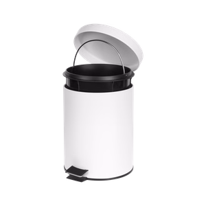 Bathroom waste bin, 3 L, white