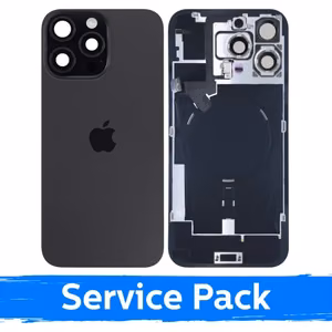 Galinis dangtelis skirtas Apple iPhone 16 Pro Max / Black Titanium / (Service Pack)
