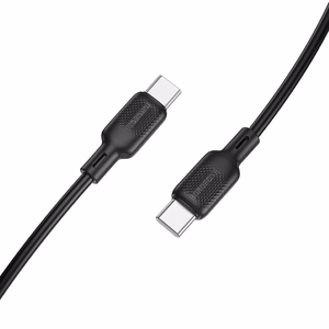 USB kabelis Borofone BX113 60W USB-C to USB-C 2.0m juodas