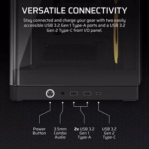 Corsair 4500X LX-R RGB grūdintas stiklas vidutinio bokštelio korpusas, juodas