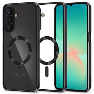 Tech-Protect MagFlex Magnetinis dėklas telefonui Samsung Galaxy A26 5G - skaidrus juodas