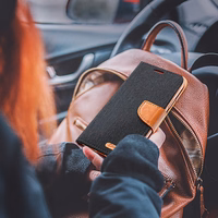 CANVAS knygos dėklas SAMSUNG A35 5G juodas