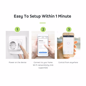 GreenBlue WiFi nuotoliniu būdu valdoma rozetė Android/iOS/Alexa/Google Home energijos suvartojimas laikmatis maks. 3680W tipas F GB720 F