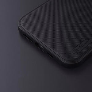 Nillkin Super Frosted Shield Pro dėklas, skirtas Apple iPhone 12 Pro Max, raudonas