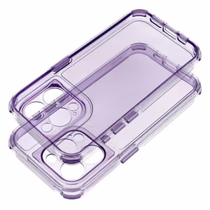MATRIX skaidrus dėklas telefonui IPHONE 11 šviesiai violetinis