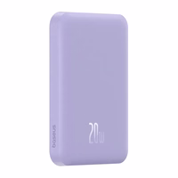 Magnetinė išorinė baterija Baseus Mini 5000mAh 20W (violetinė)