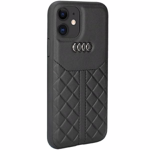 Audi tikros odos kietasis dėklas telefonui iPhone 11 / Xr 6.1 – juodas